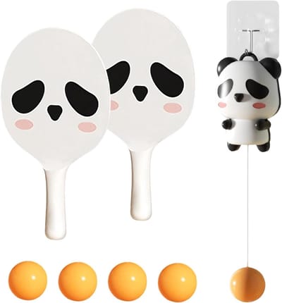 Tafeltennis Set - Deurspel - Hand-oog Coördinatie - Flexibele Hoogte - 23 x 20 x 6 cm - Uniek