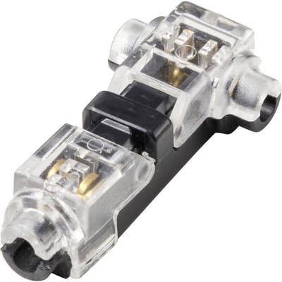 TRU COMPONENTS TC-14376152 Snelsluiting Flexibel: 0.5-0.75 mm² Massief: 0.5-0.75 mm² Aantal polen: 1 12 stuk(s) Doorzic
