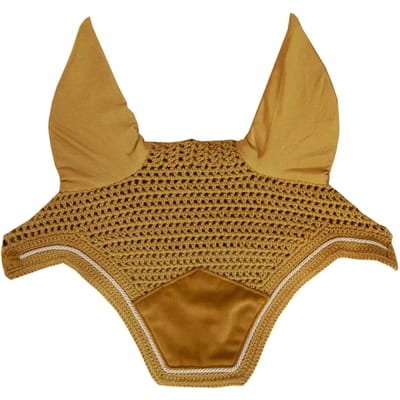 Kentucky Horsewear - Oornetje Wellington velvet mosterd cob