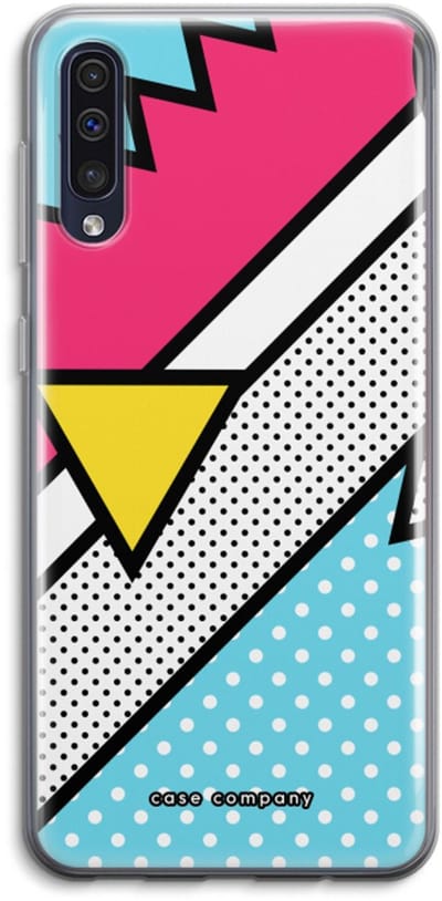 Hoesje geschikt voor Samsung Galaxy A50 hoesje - Pop Art #3 - Soft Cover Telefoonhoesje - Bescherming aan alle Kanten en Schermrand