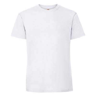 Fruit of the Loom Unisex volwassen Iconic 190 T-Shirt (Wit)
