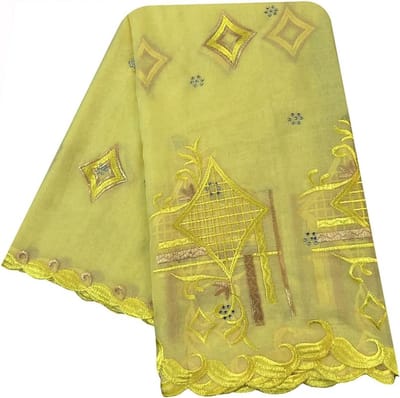 Dames Sjaal - Hoofddoek Katoen - Dagelijks Gebruik - Borduurwerk Details - 200 x 103 cm - Meerdere Kleuren