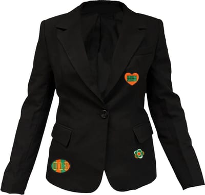 Fjesta© Kruikenstad jasje met emblemen - Dames - Maat XS - Carnavalskleding Dames - Carnaval