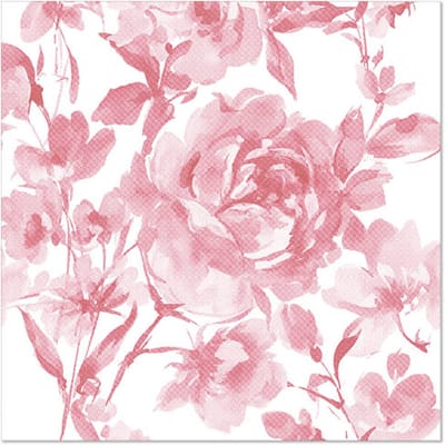 50 Servetten ROYAL Collection 1/4 vouw 40 cm x 40 cm bordeaux Rose
