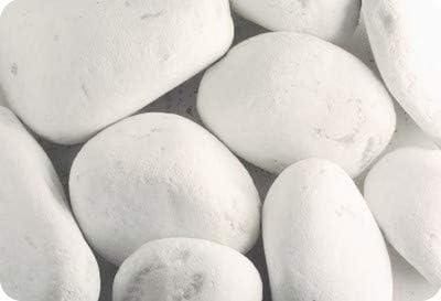 Decoratief Vuursteen Grind - Marmer Kiezel Steen - Tuin Decoratie - Wit Roestvrij - 25kg - Wit