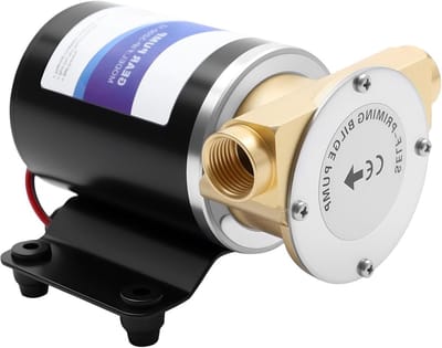 Kleine waterpomp - Fonteinpomp overvulpomp - Efficiënte waterverplaatsing - Hoogwaardig koperen motor - 120 W 30 l/min - Zwart