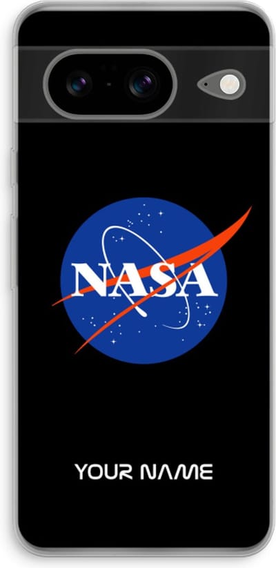 Gepersonaliseerd - Case Company® - Hoesje geschikt voor Google Pixel 8 hoesje - NASA - Soft Cover Telefoonhoesje - Bescherming aan alle Kanten en Schermrand