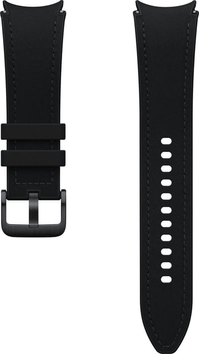 Samsung Watch Hybrid Leather Band - Geschikt voor Samsung Galaxy Watch6 (Classic) - S/M - Black