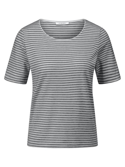 Shirt ronde hals Van Peter Hahn zwart