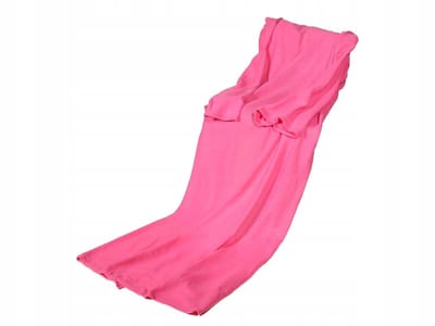 Pingyang Rongrong Handicraft Factory Koc - Deken met Mouwen - Roze - XXL - Comfortabel en Warm