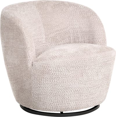 KUOLPA - Fauteuil - Beige - Chenille