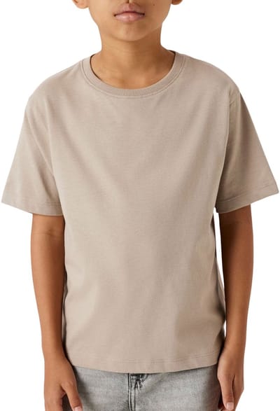 NAME IT NKMVOBBO SS NREG TOP NOOS Jongens T-shirt - Pure Cashmere