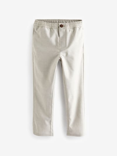 Next - Jongens - Broek van linnenmix - Naturel