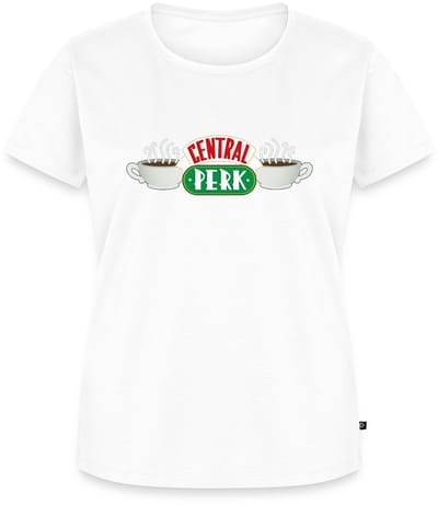 Friends Central Perk Logo Premium T Shirt Dames