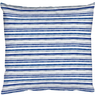 Sierkussens - Kussentjes Woonkamer - 50x50 cm - Frans - Citroen - Strepen - Blauw