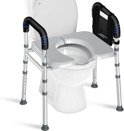 Toiletverhoger met Armleuningen voor Veilige Zit en Opstaan