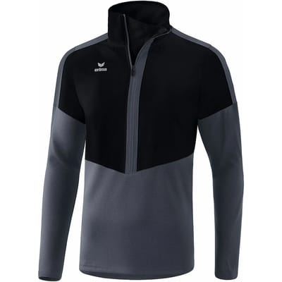 Erima Squad Worker Top Heren - Zwart / Slate Grey | Maat: 3XL