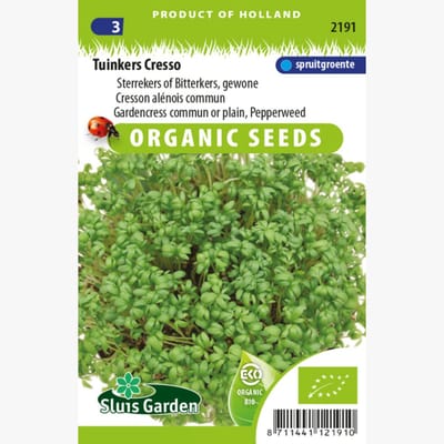Sluis Garden - Tuinkers Cresso - BIO zaden