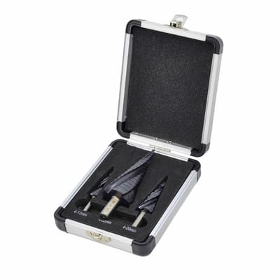 Awtools M2-TiAlN Serie - Spiralende Stapboor Set - 4-32mm - Kwaliteitsstaal - TiAlN Coating