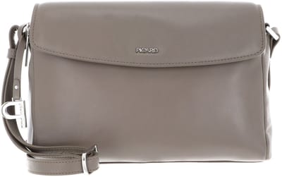PICARD Leren schoudertas Really Crossbody Bag Gravel Taupe