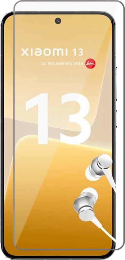 Screenprotector geschikt voor Xiaomi 13 - Gehard Glas Screen Protector GlassGuard