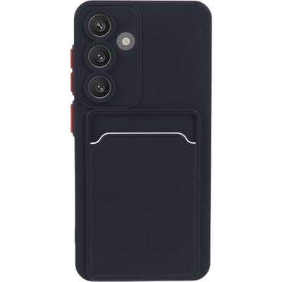 CaseBody Samsung Galaxy S24 Telefoonhoesje met Kaarthouder Zwart