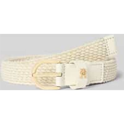 Tommy Hilfiger Essential Effortless Belt Soft Cream Taglia: 80 | Cinture Outlet | Donna | Bianco