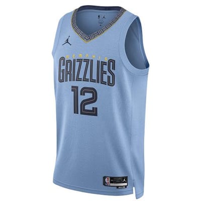 Jordan Dri FIT Basketbalshirt Unisex Lichtblauw 3XL