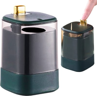 Tandenstoker Houder - Pop-Up Dispenser - Cocktail Prikkers - Tandenstokers Houder - Keukengerei - Groen