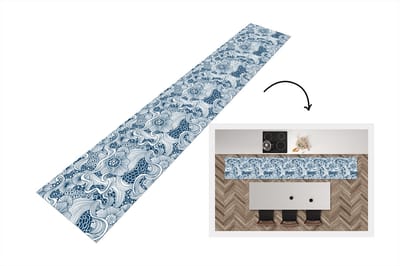 Keukenloper - Loper keuken - Patroon - Bloemen - Botanisch - 300x50 cm - Keukenloper vinyl