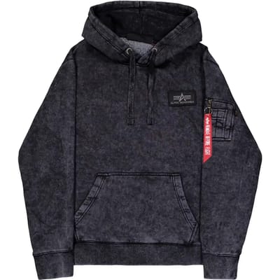 Sweatshirt met capuchon met print op de achterkant Alpha Industries Vintage