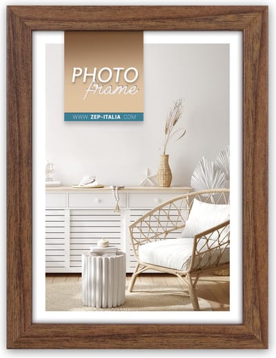 ZEP - Houten Fotolijst Vivan 8 Donkerbruin voor foto formaat 20x30 - V33238