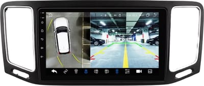 Autoradio met bluetooth - Carplay - Voor Volkswagen VW Sharan 7N (7N1/ 7N2) & Seat Alhambra II (2010-2021) - Geschikt voor Apple en Android - Stereo - Navigatie - Navigatiesysteem auto