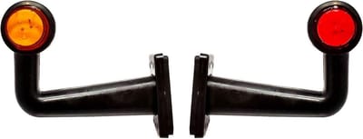 Marker Lamp Set - Zijverlichting Truck - Voertuig Verlichting - Waterdicht Ontwerp - 24 Volt - Rood Amber