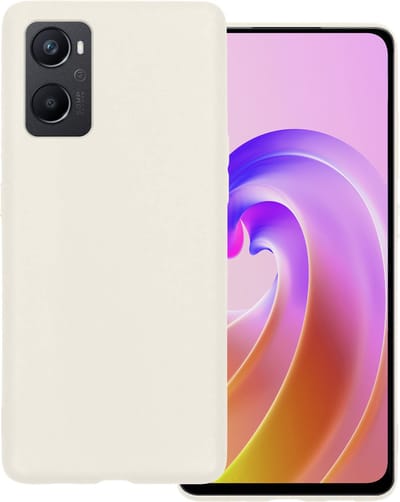 Hoesje Geschikt voor OPPO A76 - Sterk & Shockproof - Hoes Cover - Siliconen Case - Wit
