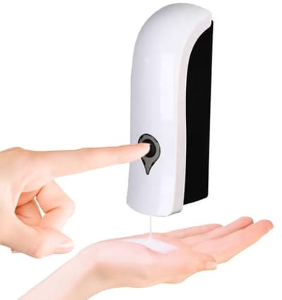 Handzeepdispenser 300 ml - Wandgemonteerd - Transparant - Met Schroeven en Zonder Boren
