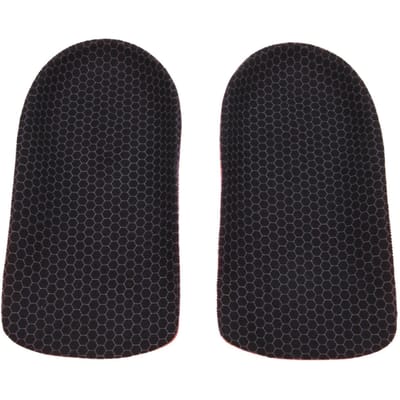 Plantaire Fasciitis Hielzool Pijnverlichting Orthotisch Elastisch Schokabsorptie Hielcup voor Mannen VrouwenL black
