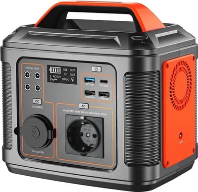 WNHB® Draagbare krachtcentrale - 300W powerstation - oplaadstation en powerbank - 296Wh - voor vakantie werkplaats en thuis
