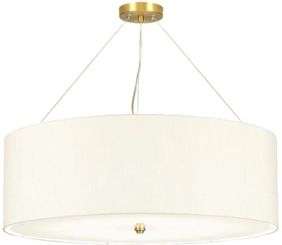 Bohemian Hanglamp - Steady Lighting - Metaal - Bohemian - E27 - L: 86.4cm - Voor Binnen - Woonkamer - Eetkamer - Brons