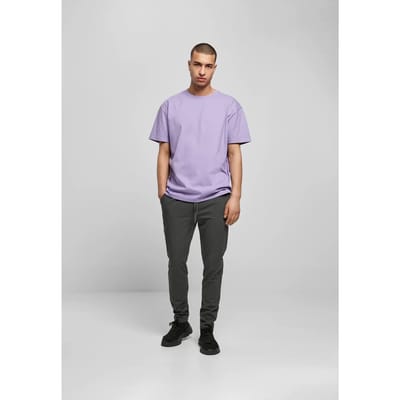 Urban Classics - Heavy Oversized Heren Tshirt - S - Paars