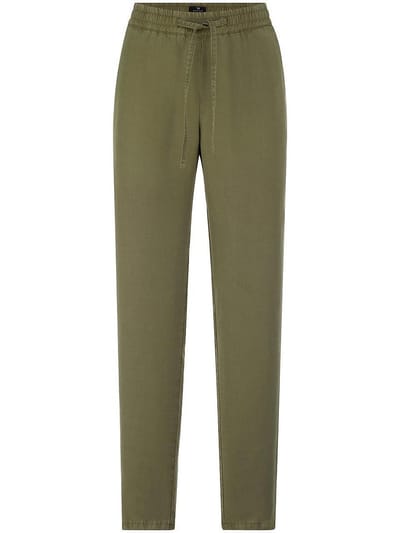 Enkellange broek Van Peter Hahn groen