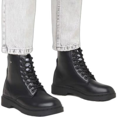 British Knights - Blake Dames Veter Boot - Maat 39 - Zwart - Vrouwen Schoenen