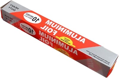 Aluminiumfolie Rol - Keukenfolie Bakfolie - Voedsel Bereiden - Met Ingebouwde Snijder - 200 x 30 cm - Zilver