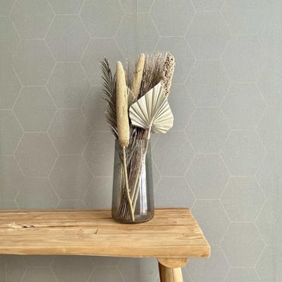 Droogboeket in Tray - 57 cm hoog