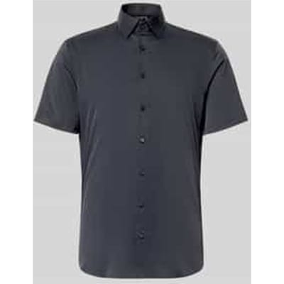 slim fit zakelijk hemd met kentkraag