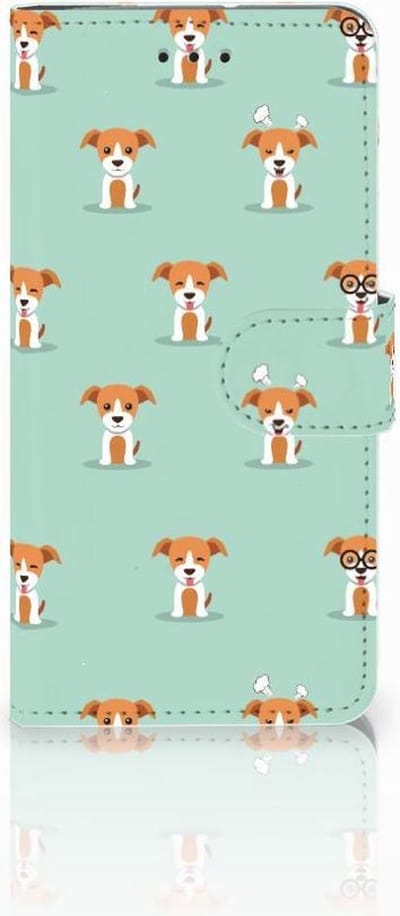 Book Case voor Motorola Moto G7 Play Telefoonhoesje met Pasjes Pups