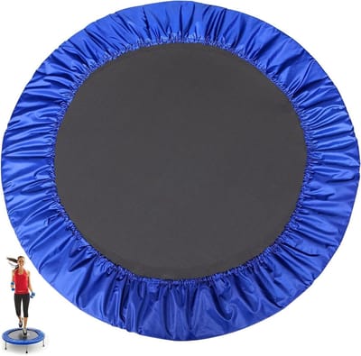 Trampoline Veerhoes - Veiligheidspad - Fitness Veiligheid - Scheurbestendig Oxford Doek - 114cm - Blauw