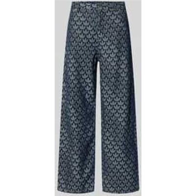 Wide fit jeans met steekzakken
