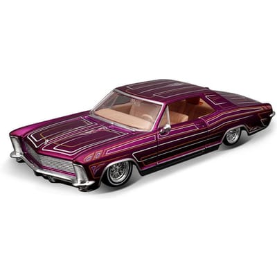 Maisto 1:26 1965 Riviera Simulatie Legering Auto Model Ornament Verzamelobject Auto Deur Die Geopend Kan Worden Superauto Cadeaus gray
