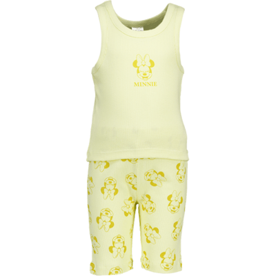 Minnie Mouse Kledingset top en short - Geel Geel 98/104